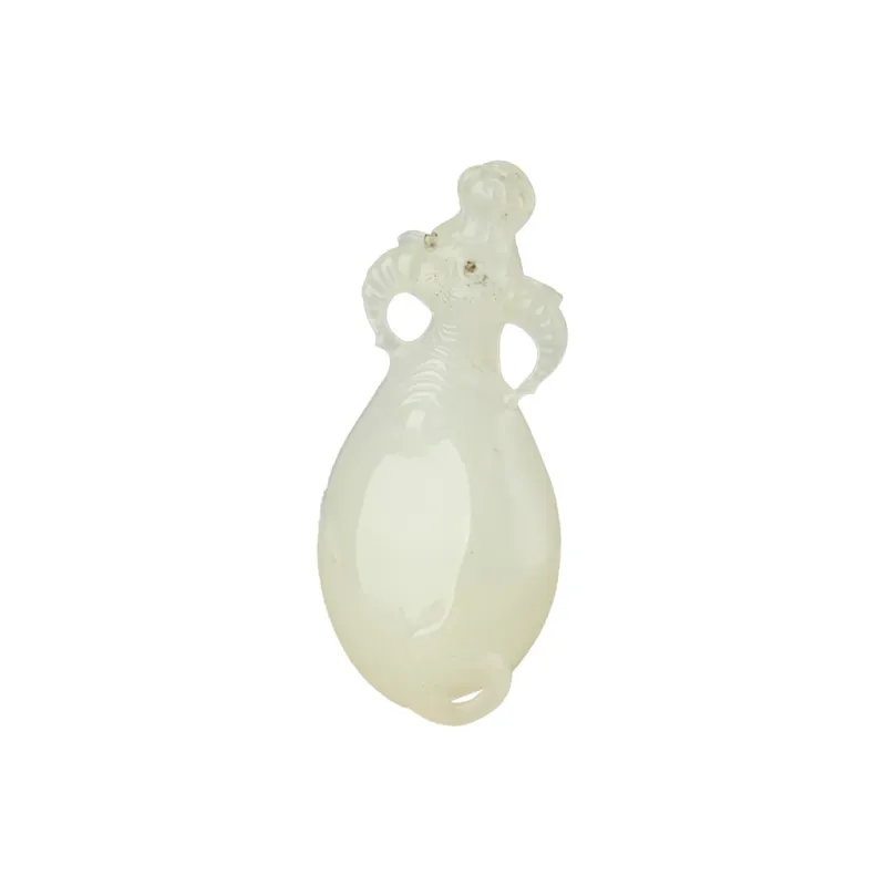 Treasure Dushan Jade Carving Piece Unisex-0