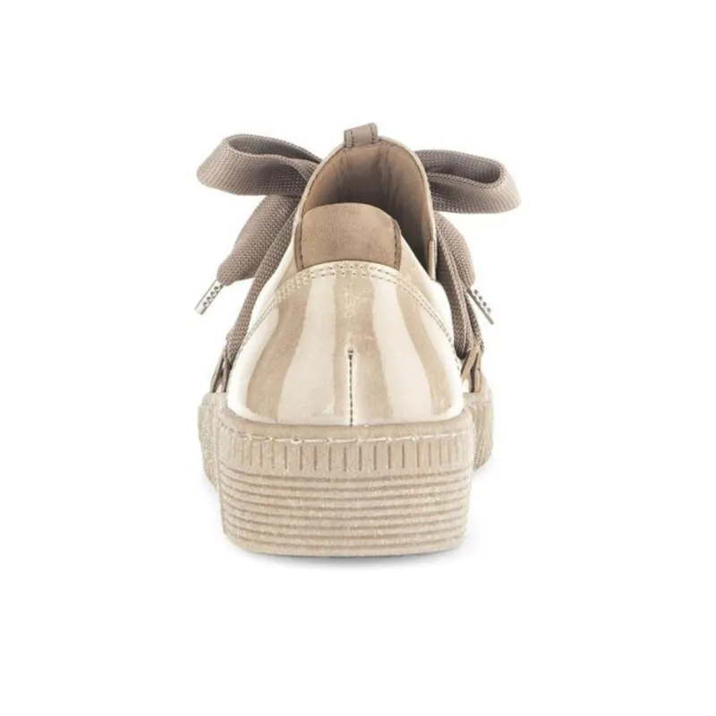 Gabor Fashion Low-Top Skateboard Shoes Women's Light Brown-4