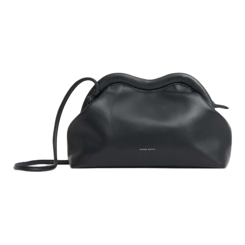 MANSUR GAVRIEL Lambskin Crossbody Bag Shoulder Bag Women's Black-0