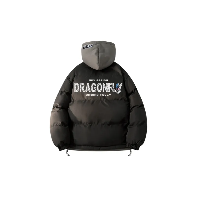 RED DRAGONFLY Puffer Jacket Unisex-1