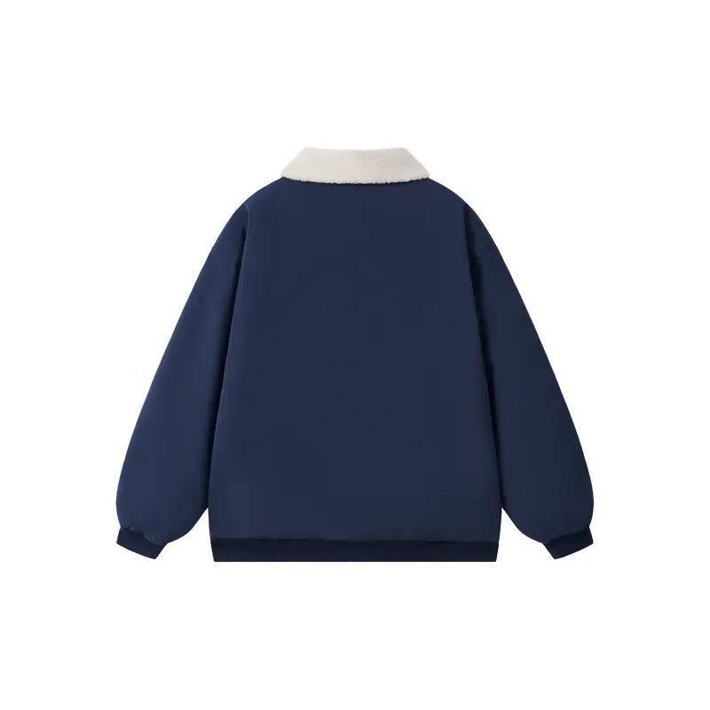 FOASIS Puffer Jacket Unisex Navy Blue-2