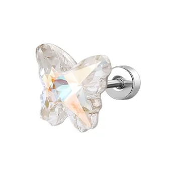 Lady Go Titanium Steel Stud Earrings Women's