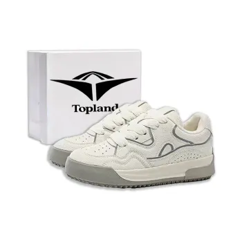 Topland Thermal Coverage Height Increasing Low Top Skateboard Shoes Women's