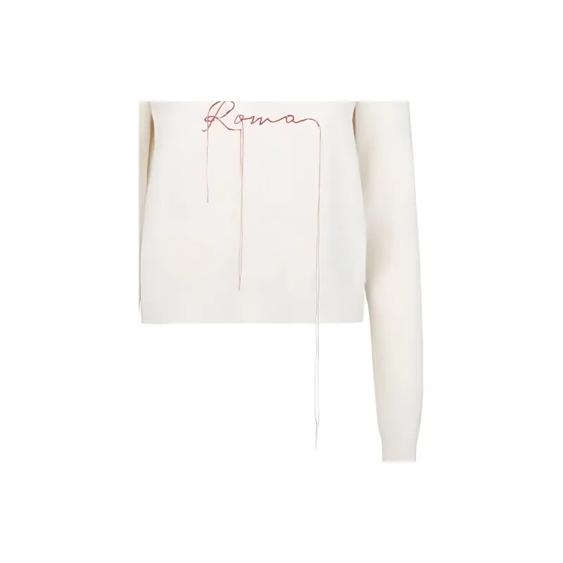 FENDI Logo Detailed Crewneck Jumper-4