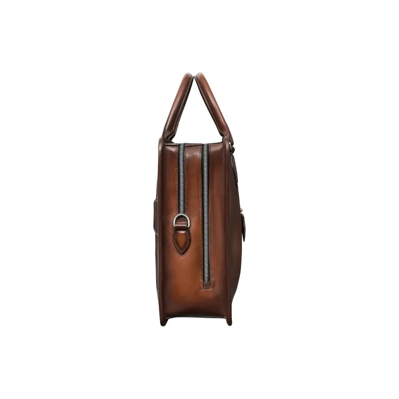 BERLUTI Leather Briefcases Men's Brown-2