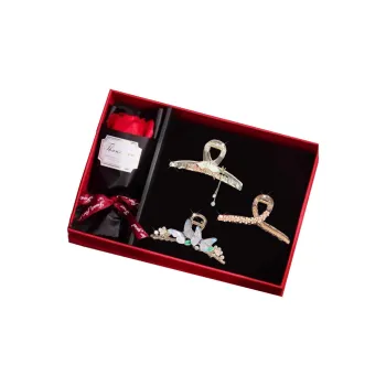 DJIN Acrylic Hair Clips Women's