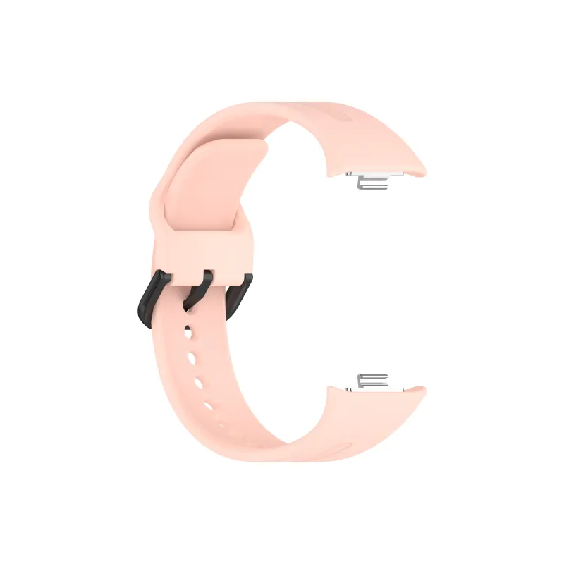 IBOANN Red Beige Compatibility Watch Band Silicone Material-5