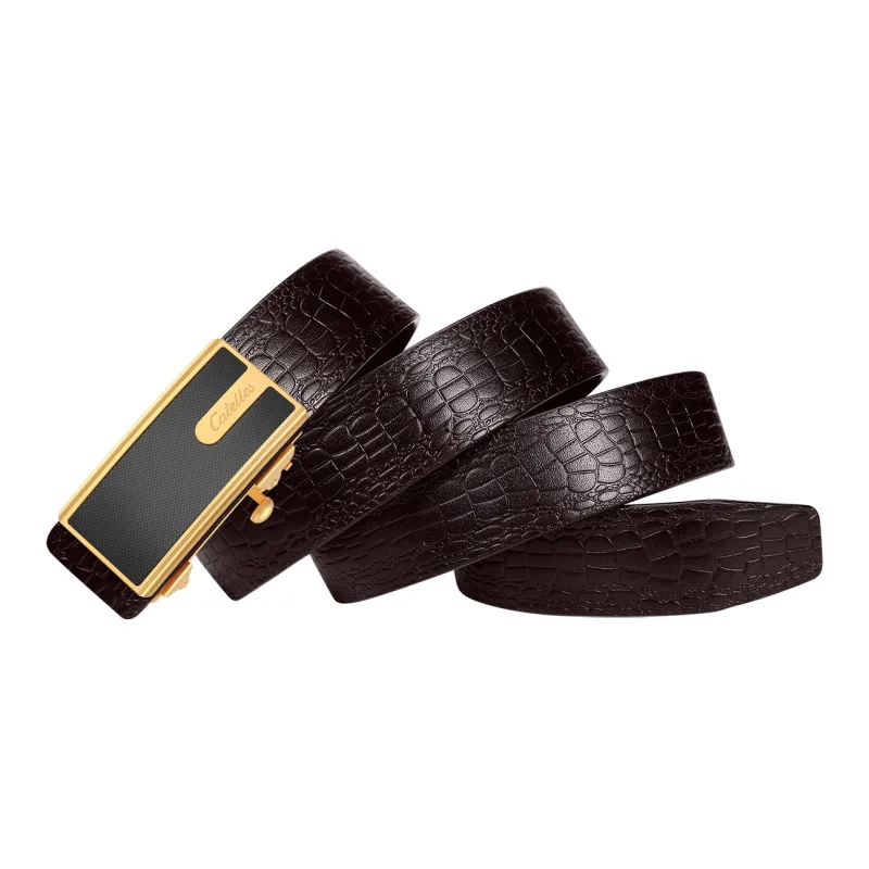 CATELLES Top Grain Cow Leather Leather Belts Men's Width 3.4cm-10