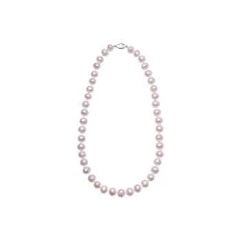ME LUXE Freshwater Pearl Necklace Elegant Elegance Mom Chain Women's
