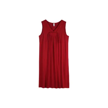 Xuan Liang Nightgown Women's Maroon