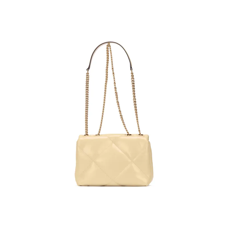 TORY BURCH Kira Nappa Leather Portable Crossbody Bag, Shoulder Bag Small Size Women's Vanilla-2