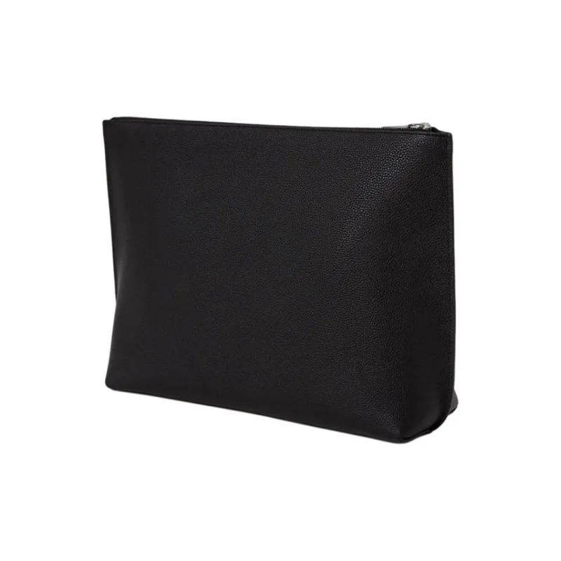 TOTEME Cow Leather Clutch Large Size Women's Black-1