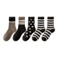 5 Pack (D Set-Thick Stripes 2+1 Pack Stripe+Polka Dot+Two Stripes)