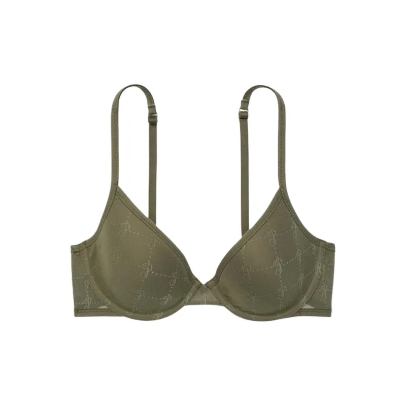 Victoria's Secret PINK Bra Women's Olive Green-0