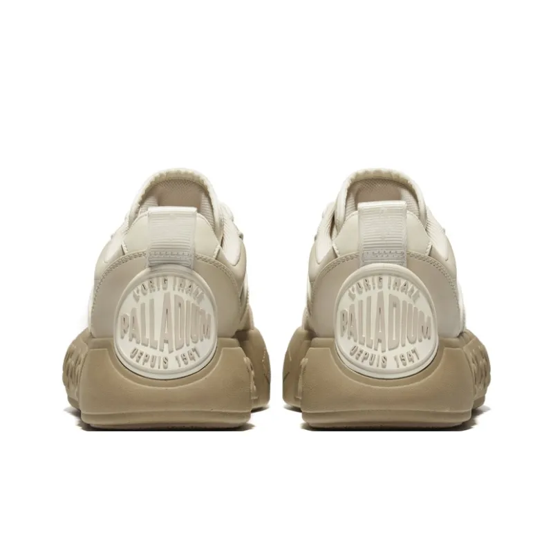 Palladium German Army Trainers Musical Note Shoes Wear Resistant Slip Resistant Low Top Skateboard Shoes Unisex Khaki-3