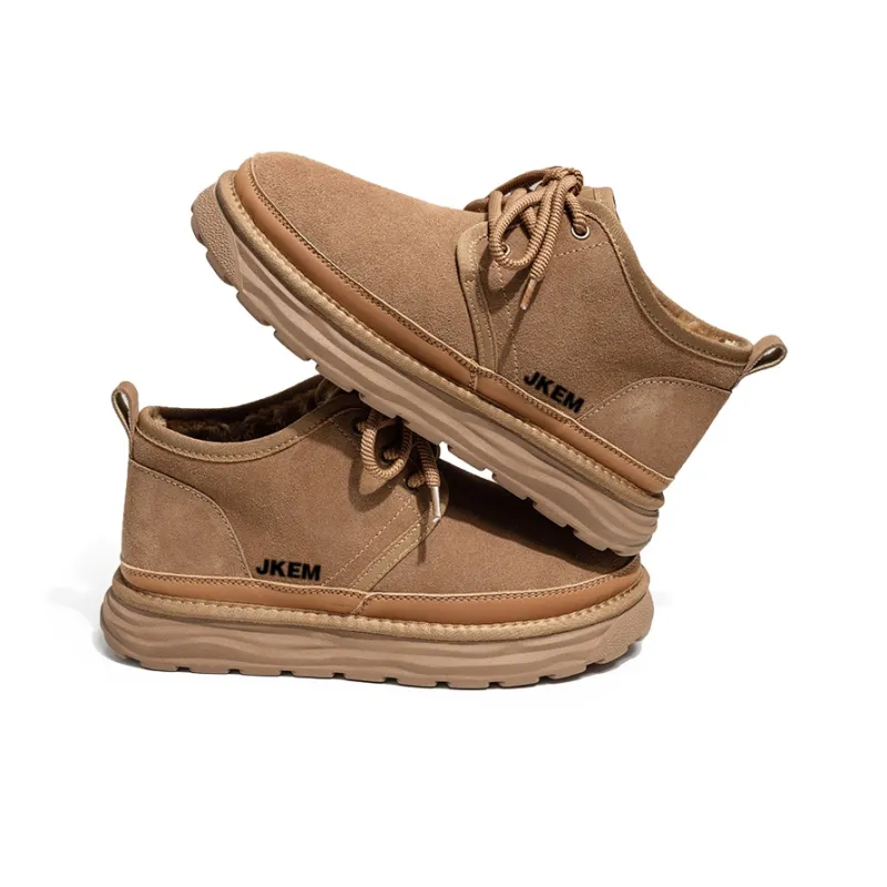 JKEM Abrasion Resistant Cushioning Slip Resistant Short Snow Boots Unisex-7