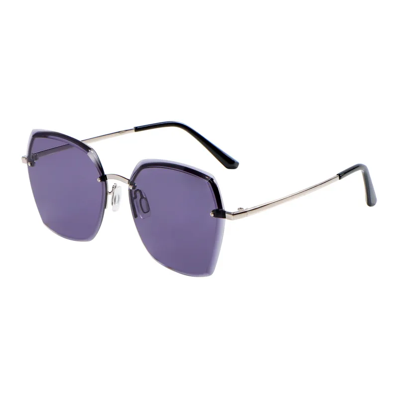 ETTE Metal Irregular Shape Sunglasses Women's-1