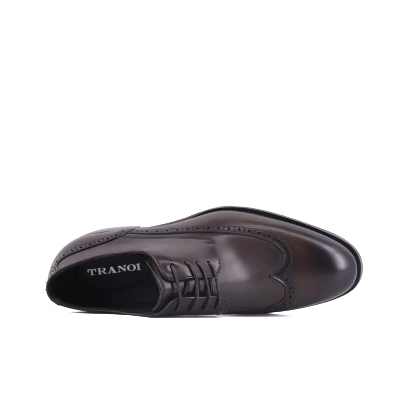 TRANOI Dress Shoes Men's Dark Brown-3