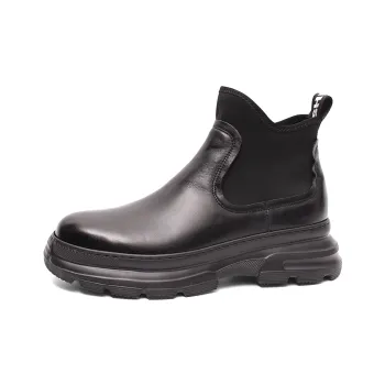 Daying Short Chelsea Boots Men's Black