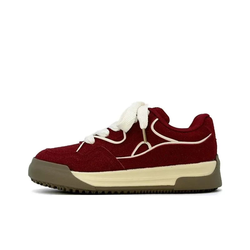 Topland Thermal Coverage Height Increasing Low Top Skateboard Shoes Women's-6