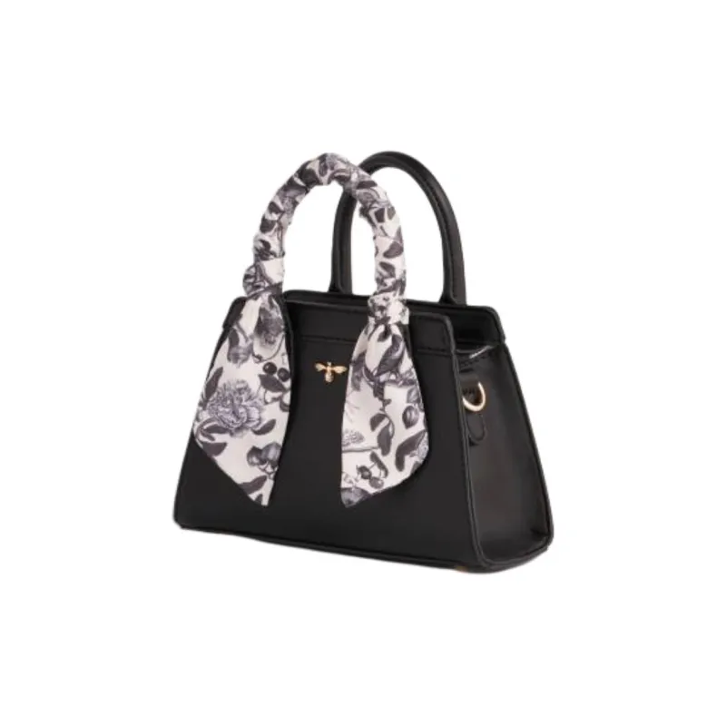 Fable PU One Shoulder Handbag Mini Women's Black-1