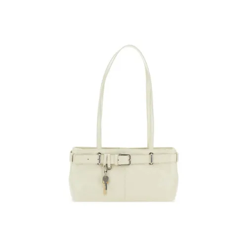 OSOI Cow Leather Shoulder Bag Women's White