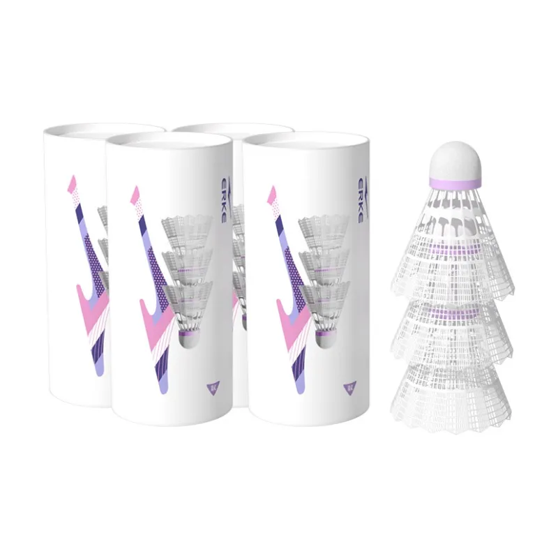 Erke 12 Pack 3 Pack 6 Pack Nylon Training Specific Shuttlecocks-1