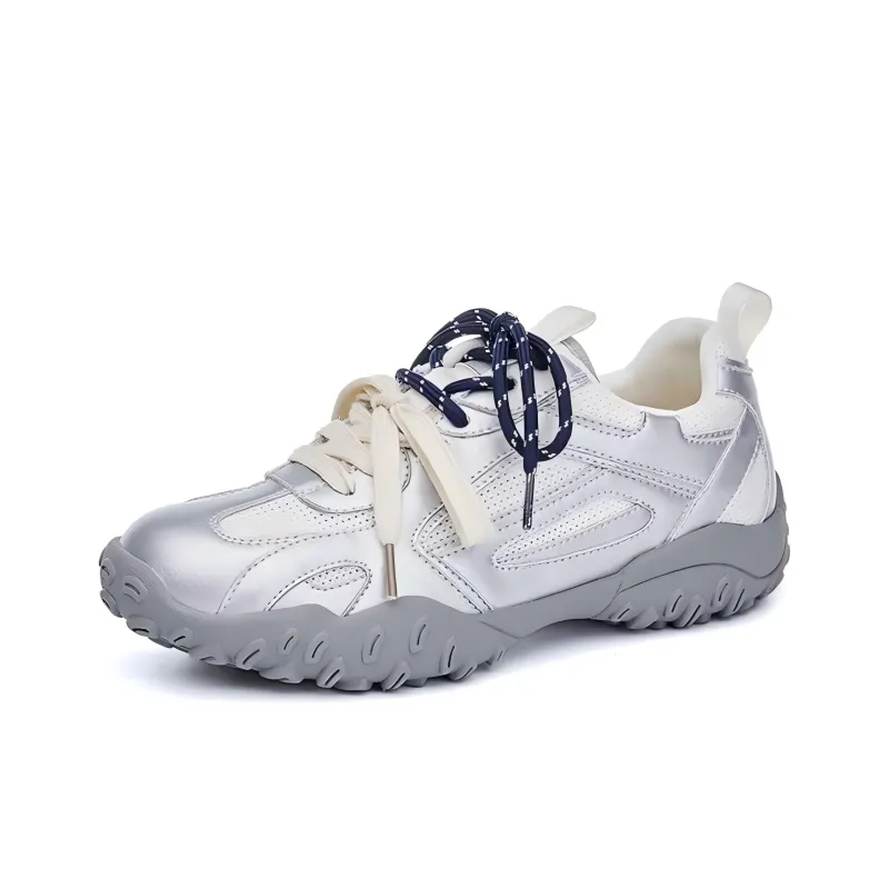 BINGO DUCK Breathable Height Increase Low Top Chunky Sneakers Women's-8