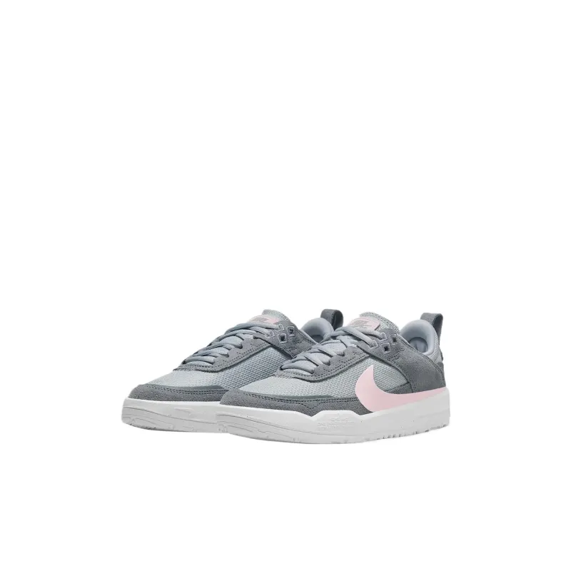 Nike SB DAY ONE Breathable Slip Resistant Cushioning Kids' Skateboarding Shoes Gray Kids'-3