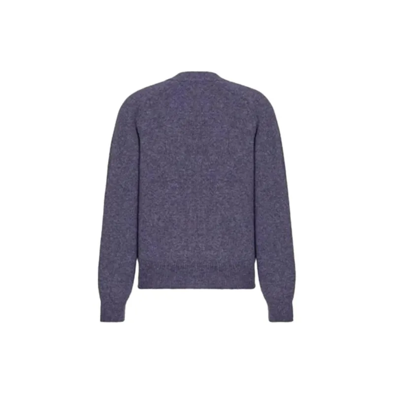 DIOR Loose Fit Knitwear Men's Purple-1