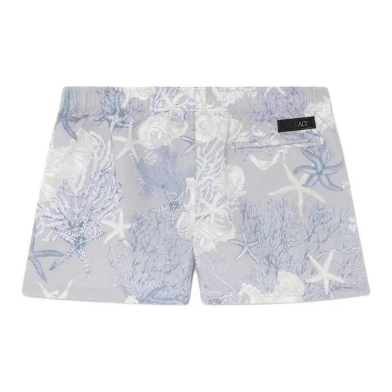 VERSACE Barocco Sea Printed Drawstring Swim Shorts-1