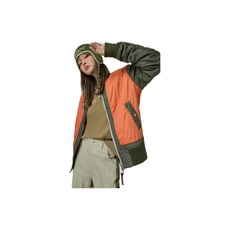 NO ONE ELSE Puffer Jacket Unisex Mustard Green-3