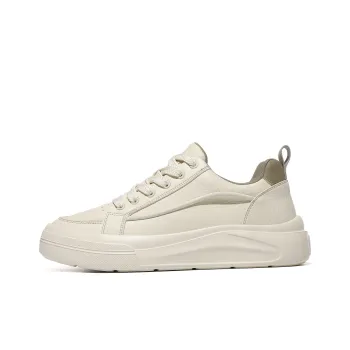 CEDAR HAN Cushioned Slip Resistant Coverage Low Top Casual Shoes Men's Apricot
