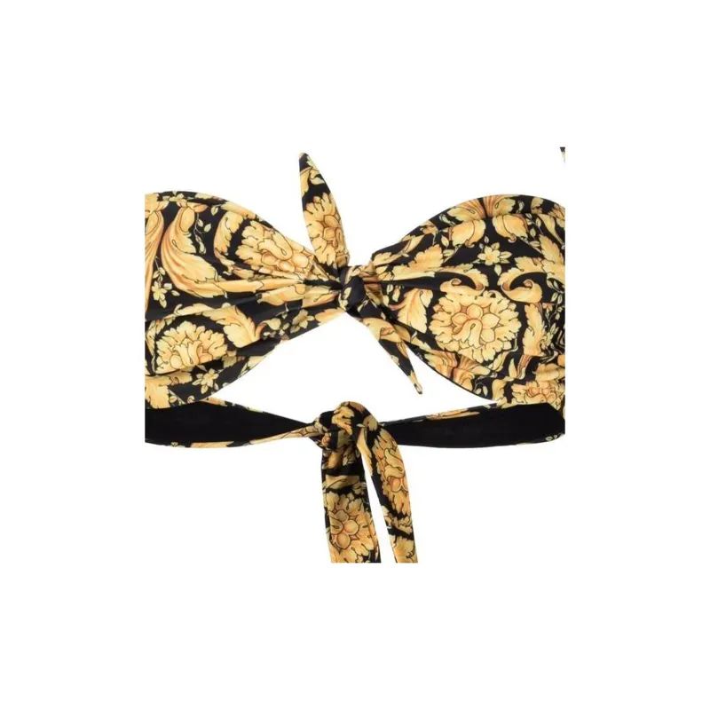 VERSACE Baroque Printed Bikini Top-2