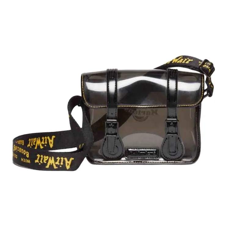 Dr.Martens Cow Leather Crossbody Bags Medium Size Unisex Black-0