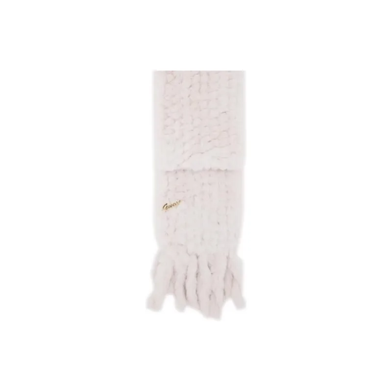 GUESS Polyester Knit Scarves Women's White-2