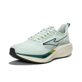 Erke Cushioning Lightweight Wear Resistant Low Top Training Sprint Running Shoes Men's Green