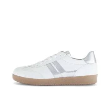 Gabor Fashion Slip Resistant, Abrasion Resistant, Lightweight Low Top Skateboard Shoes Unisex White