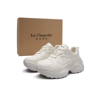 La Chapelle Abrasion Resistant Slip Resistant Low Top Chunky Sneakers Women's