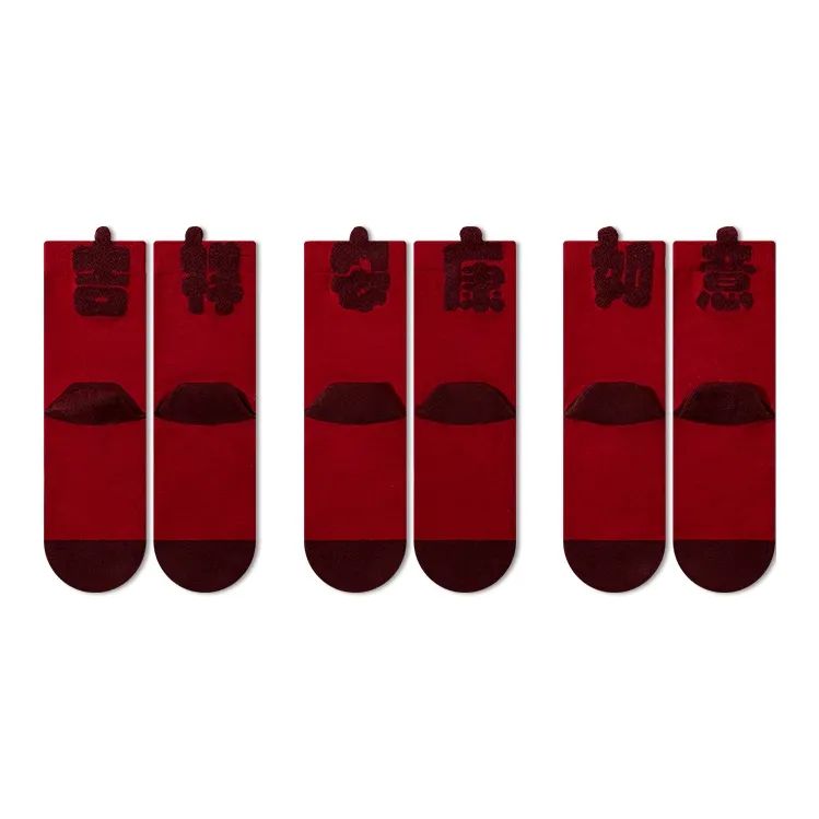 Moremoli Mid Calf Socks Women's 3 Pack-6