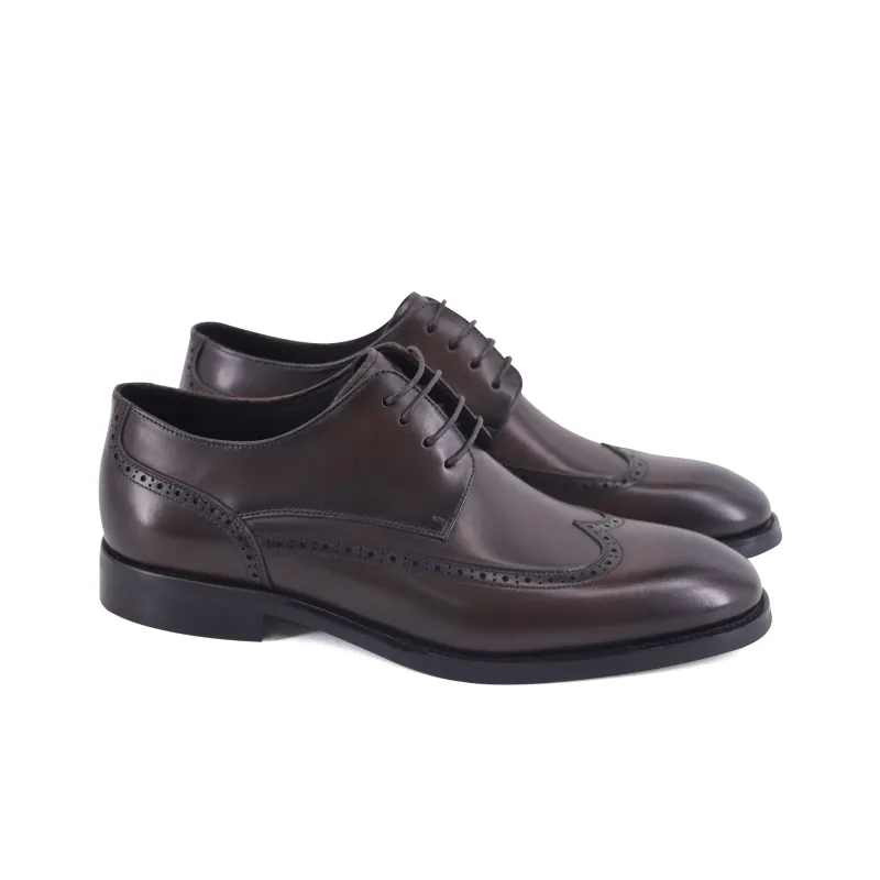 TRANOI Dress Shoes Men's Dark Brown-4