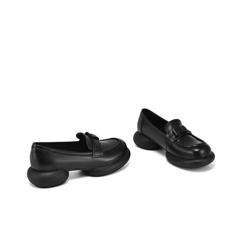 XICUNMINGWU Loafers Women's Black/Dark Brown-3