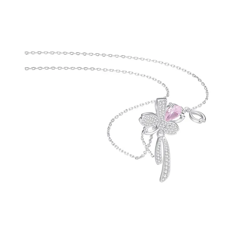 CHOW TAI SENG S925 Silver Necklaces Women's-2
