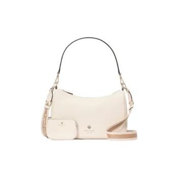 Kate Spade Cow Leather Shoulder Bag Small Size Women's Sheepskin White
