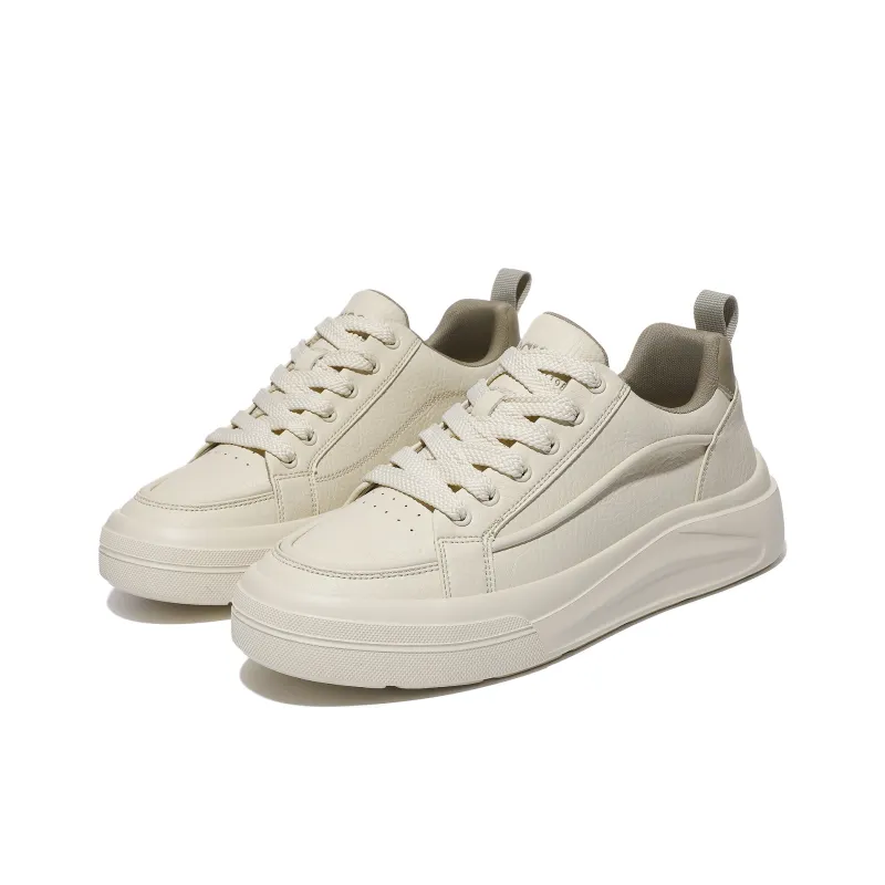 CEDAR HAN Cushioning Slip Resistant Coverage Low Top Casual Shoes Men's Apricot-1