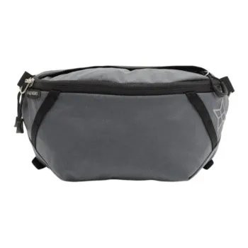 PAAGO WORKS Nylon Shoulder Bag Medium Size Unisex Urban Gray