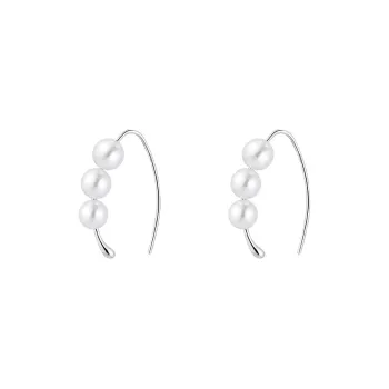 EAR PARTNER 999 Fine Silver Earrings Women's
