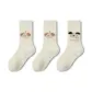 3 Pack (2 Multicolor Polka Dot+Black Dog)