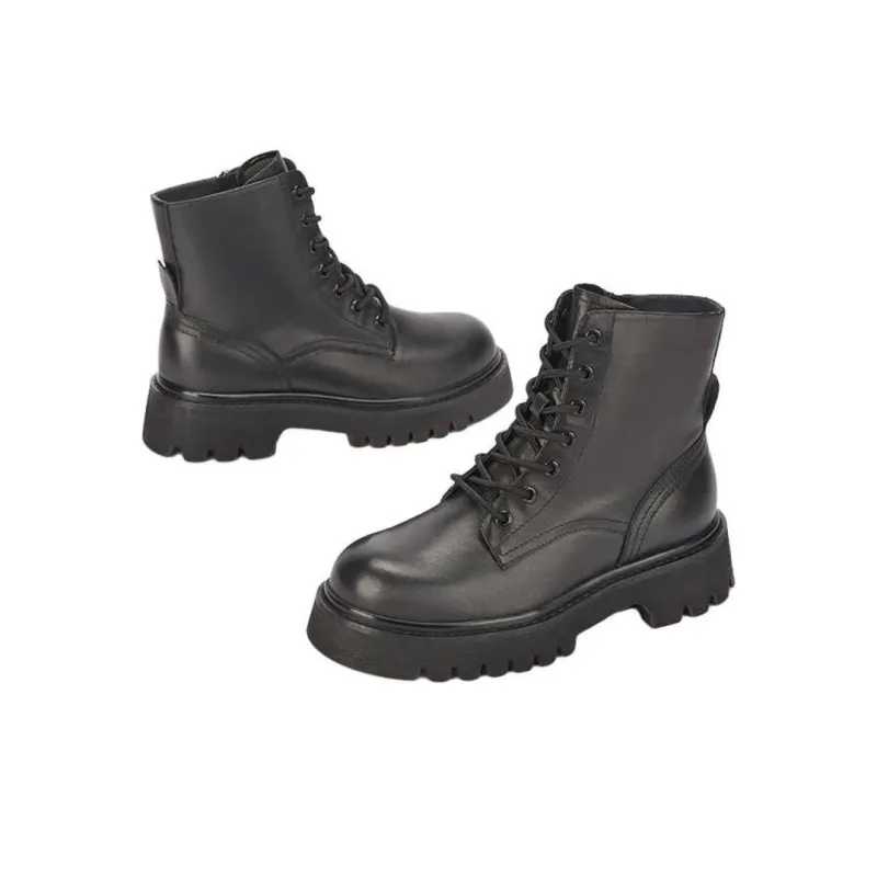Hotwind Short Martin Boot 4.5cm Women's Black-3