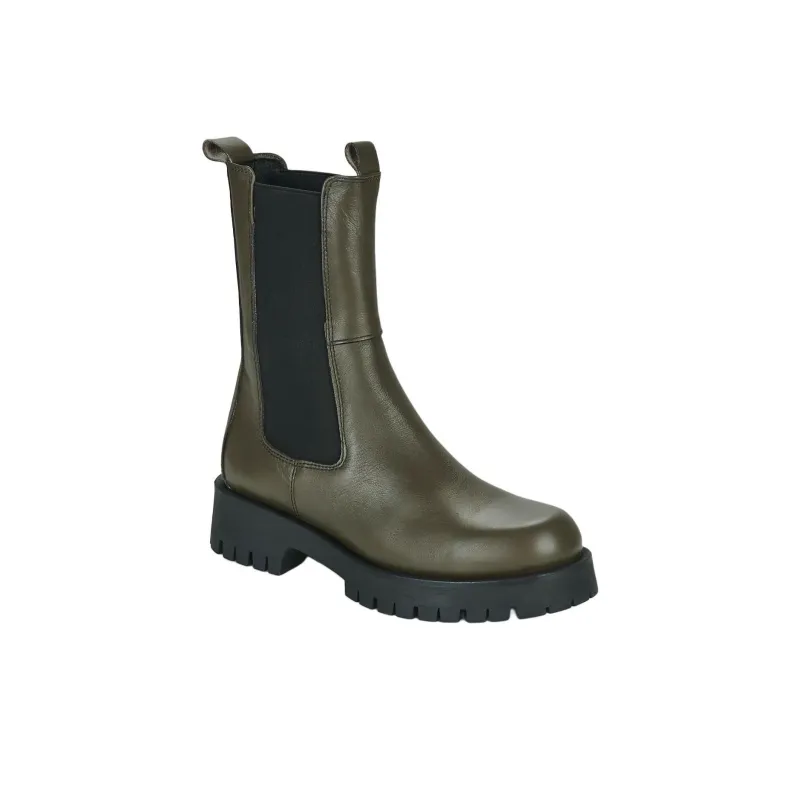 JONAK Short Chelsea Boots Women's Green-1